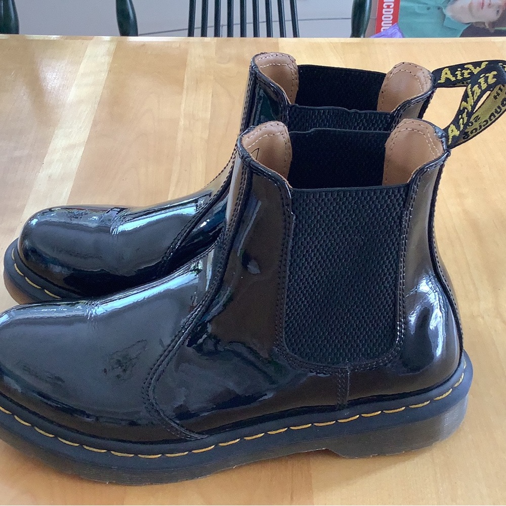 Dr. Martens Patent Leather Chelsea Boots - Picture 9 of 11